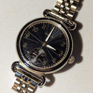 Black & Gold Timex Watch